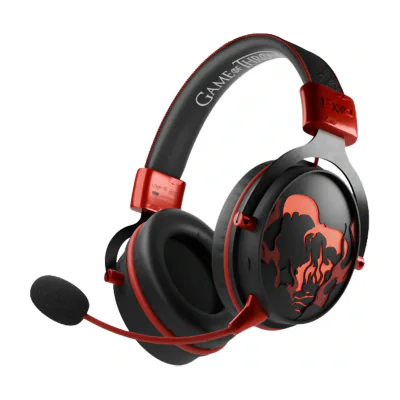 Lexip HBO Game of Thrones, Wired & Wireless, Gaming, 370 g, Headset, Black, Red