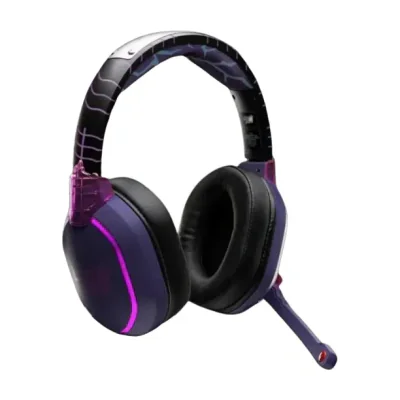 Lexip Sasuke “Revenge” Naruto Shippuden Headset – Bluetooth, With Detachable Microphone – Wireless On Pc, Nintendo Switch, Android, Ios And Tablet – Wired On PS4, PS5 And Xbox, Wired & Wireless, Gaming, 20 - 20000 Hz, 452 g, Headset, Black, Purple
