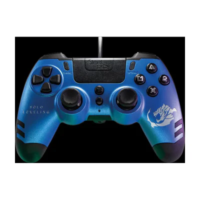 Lexip SOLO LEVELING X - GAME CONTROLLER - WHITE TIGER GUILD, Gamepad, PC, PlayStation 4, D-pad, Directional buttons, Options button, Share button, Analogue / Digital, Wired, Black, Blue