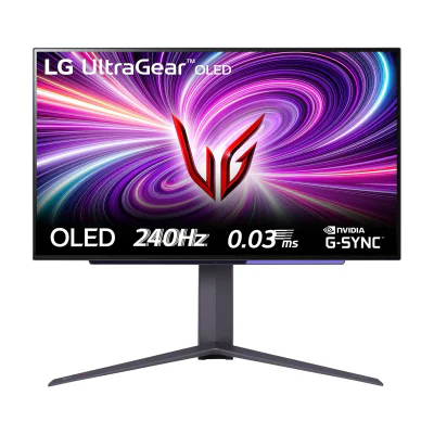LG 27GS95QE-B, 67.3 cm (26.5"), 2560 x 1440 pixels, Quad HD, OLED, 0.03 ms, Black