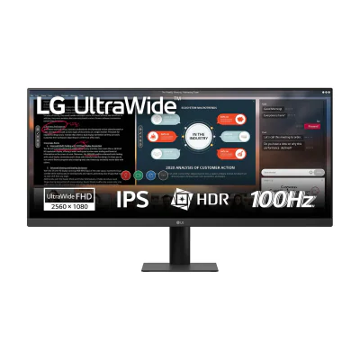 LG 29U511A-B, 73.7 cm (29"), 2560 x 1080 pixels, WFHD, LCD, 5 ms, Black