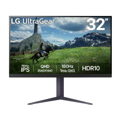 LG 32GS85Q-B, 80 cm (31.5"), 2560 x 1440 pixels, Quad HD, 1 ms, Black