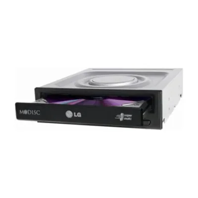 LG GH24NSD5, Black, CE, Desktop, DVD Super Multi DL, Serial ATA, DVD+R, DVD+RW, DVD-R, DVD-RW