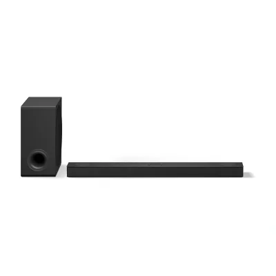 LG S80TY, 3.1.3 channels, 480 W, DTS Digital Surround, DTS-HD HR, DTS-HD Master Audio, DTS:X, Dolby Atmos, Dolby Digital, Dolby..., AI Sound Pro, Bass Blast, Bass Blast+, Game, Movie, Sport, Standard, 83 dB, 90 W