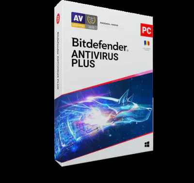 Licenta retail Bitdefender Antivirus Plus - protectie de bazapentru PC-uri Windows, valabila pentru 1 an, 5 dispozitive, new