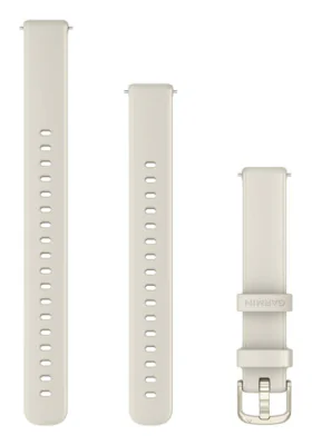 Lily 2 Bands (14 mm), Bone Silicone, Lunar Gold Hardware "010-13302-30"
