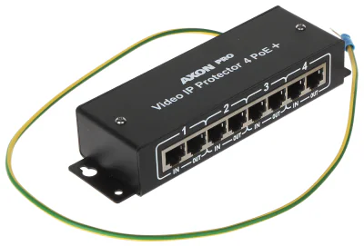 Limitator de supratensiune AXON AXON-PRO-IP-4POE+, 4 canale, 120 V