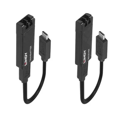 Lindy 100m Fibre Optic USB 3.2 Type C Extender  Technical details  Specifications  USB Standard: USB 3.2 / 3.1 Gen 2 Supported Bandwidth: 10Gbps Maximum Distance: 100m (328.08ft) Transmission Medium: Multimode 50µm/125µm OM3 Chipset: Silicon Line SL8