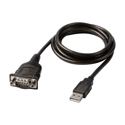 Lindy 43413, Grey, 1.5 m, USB Type-A, RS-232, Male, Male
