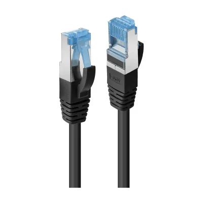 Lindy 47177, 1 m, Cat6a, S/FTP (S-STP), RJ-45, RJ-45, Black