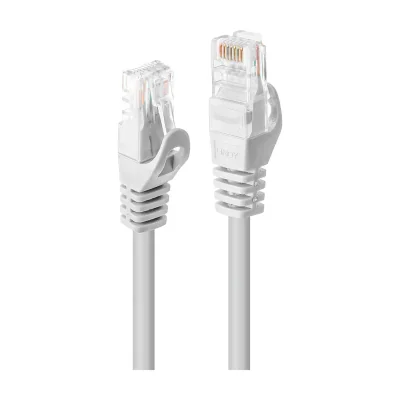 Lindy 48203, 2 m, Cat6, U/UTP (UTP), RJ-45, RJ-45, White