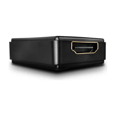 Lindy 50m HDMI 4K30 Repeater, HDCP 2.2, AV receiver, Wired, Black, HDCP