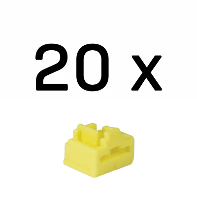 Lindy RJ-45 Port Blockers, 20 bucati, material ABS, Yellow
