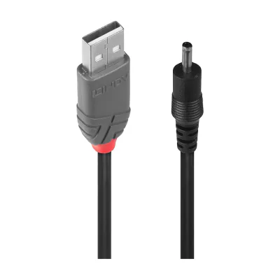 Lindy USB 2.0 Type A to 3.5mm DC Cable, 1.5m, 1.5 m, USB A, 5 V