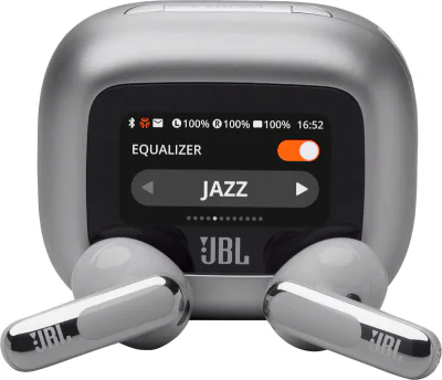 Live Flex 3, 10 ore, Bluetooth 5.3, Argintiu "JBLLIVEFLEX3SIL"