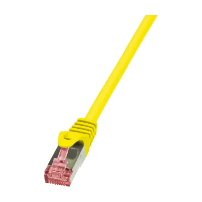 LogiLink 0.25m Cat.6 S/FTP, 0.25 m, Cat6, S/FTP (S-STP), RJ-45, RJ-45, Yellow