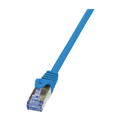 LogiLink 1.5m Cat.6A 10G S/FTP, 1.5 m, Cat6a, S/FTP (S-STP), RJ-45, RJ-45, Blue
