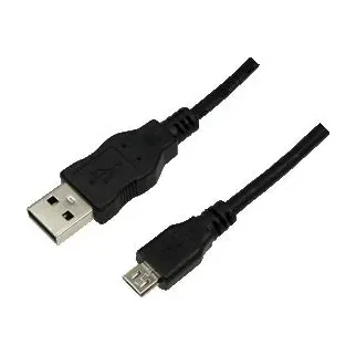 LogiLink 1m USB A-USB Micro B, 1 m, USB A, Micro-USB B, USB 2.0, Male/Male, Black