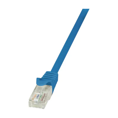 LogiLink 2m Cat.5e U/UTP, 2 m, Cat5e, U/UTP (UTP), RJ-45, RJ-45, Blue