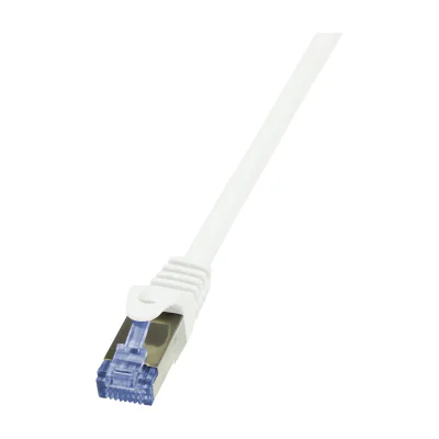 LogiLink 3m Cat.6A 10G S/FTP, 3 m, Cat6a, S/FTP (S-STP), RJ-45, RJ-45, White