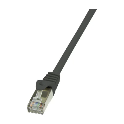 LogiLink 7.5m Cat.5e F/UTP, 7.5 m, Cat5e, F/UTP (FTP), RJ-45, RJ-45, Black