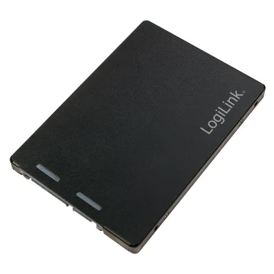 LogiLink AD0019, M.2, SATA, Black, 100.4 mm, 70 mm, 7 mm