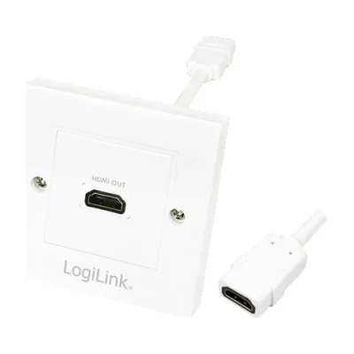 LogiLink AH0014, HDMI Type A (Standard), HDMI Type A (Standard), White