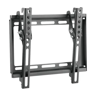 LogiLink BP0035, 58.4 cm (23"), 106.7 cm (42"), 50 x 50 mm, 200 x 200 mm, -8 - 0°, Black, Stainless steel