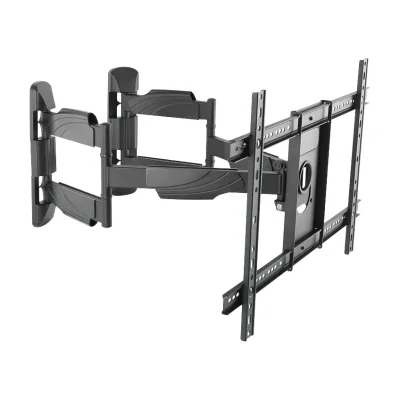 LogiLink BP0047, 200 x 200 mm, 600 x 400 mm, -8 - 5°, -90 - 90°, Steel, Black, Stainless steel