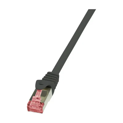 LogiLink Cat.6 S/FTP, 2m, 2 m, Cat6, S/FTP (S-STP), RJ-45, RJ-45, Black