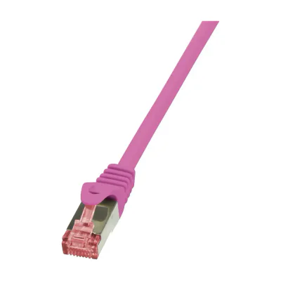 LogiLink Cat.6 S/FTP, 5m, 5 m, Cat6, S/FTP (S-STP), RJ-45, RJ-45, Pink