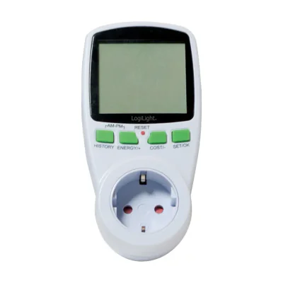 LogiLink EM0003, AC, 16 A, 0.000 - 9999 Hz, 3680 W, 3.6 V, 5 - 40 °C