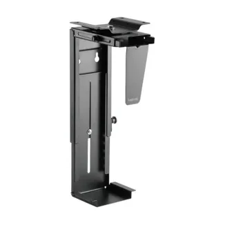 LogiLink EO0005, Desk-mounted CPU holder, 10 kg, Black, 360°, 8.8 cm, 20.3 cm