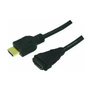 LogiLink HDMI/HDMI, 5.0m, 5 m, HDMI Type A (Standard), HDMI Type A (Standard), Black