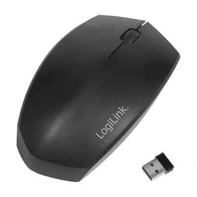LogiLink ID0191, Optical, Bluetooth, 1200 DPI, Black