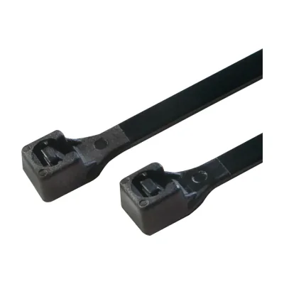 LogiLink KAB0003B, Ladder cable tie, Nylon, Black, V2, 200 mm, 2.5 mm