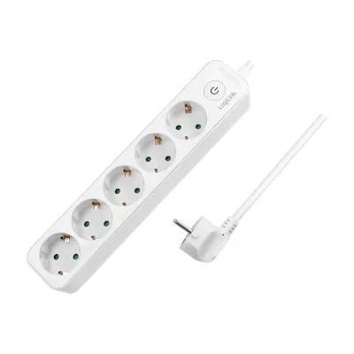 LogiLink LPS246, 1.5 m, Indoor, Type F, Type F (CEE 7/4), IP20, 1.5 mm²