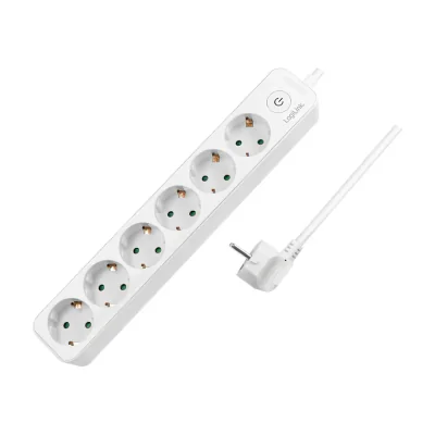 LogiLink LPS247, 1.5 m, Indoor, Type F, Type F (CEE 7/4), IP20, 1.5 mm²