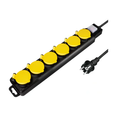 LogiLink LPS256, 1.5 m, Outdoor, Type F, Type F (CEE 7/4), IP44, 1.5 mm²