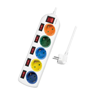 LogiLink LPS258, 1.5 m, Indoor, Type F, Type F (CEE 7/4), IP20, 1.5 mm²