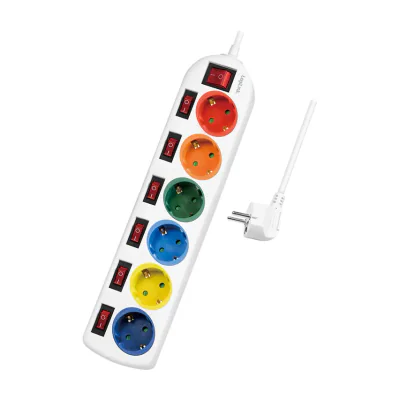 LogiLink LPS259, 1.5 m, Indoor, Type F, Type F (CEE 7/4), IP20, 1.5 mm²