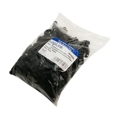 LogiLink MP0006, Cable boot, Black, RJ-45, 100 pc(s)