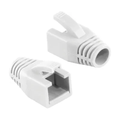 LogiLink MP0035W, Cable boot, White, Polyvinyl chloride (PVC), Cat6, RJ45, RoHS