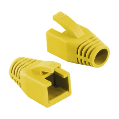 LogiLink MP0035Y, Cable boot, Yellow, Polyvinyl chloride (PVC), Cat6, RJ45, RoHS