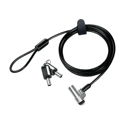 LogiLink NBS013, 1.8 m, Key, Black, Silver
