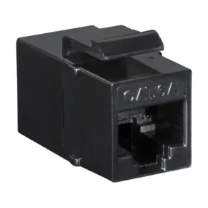 LogiLink NK4014, Flat, Black, RJ-45, RJ-45, Female, Female