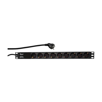 LogiLink PDU9C03, 9 AC outlet(s), Type F, 230 V, 50 - 60 Hz, 16 A, 3500 W