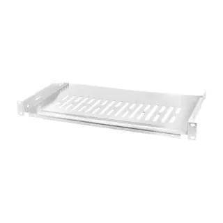 LogiLink SF1C35G, Rack shelf, Steel, White
