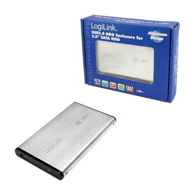 LogiLink UA0041A, 2.5", Serial ATA, Hot-swap, Silver