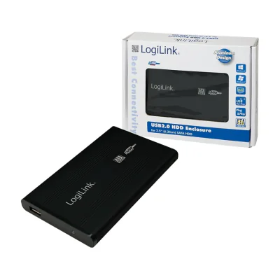 LogiLink UA0041B, 2.5", Serial ATA, Black
